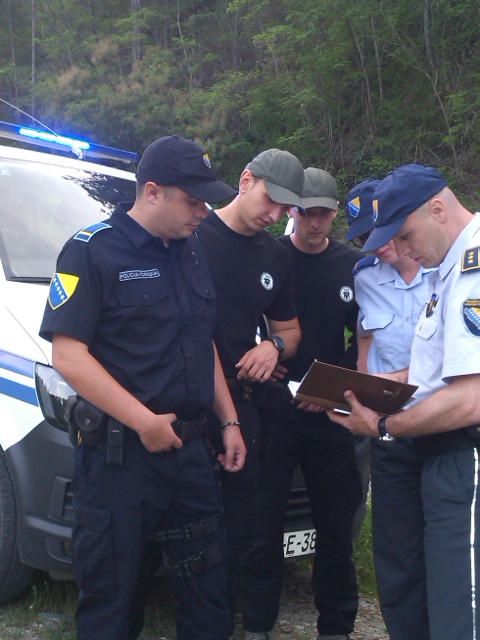 Policijski službenici GPBiH, SIPA-e i Direkcije za koordinaciju policijskih tijela BiH u graničnom pojasu na području Višegrada