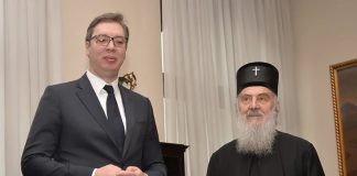 Patrijarh Irinej Aleksandar Vučić